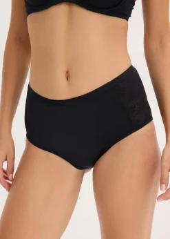 Damen bonprix Wäsche·Höschen|Höschen|Microfaser Perioden Slip mit mittlerer Saugkraft (2er Pack)