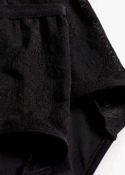 Damen bonprix Wäsche·Höschen|Höschen|Microfaser Perioden Slip mit mittlerer Saugkraft (2er Pack)