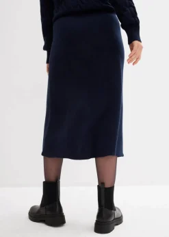 Best Midi Strickrock aus softem Viskose-Mix Damen Bekleidung·Sportbekleidung|Zweiteiler & Sets