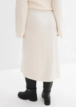 Best Midi Strickrock aus softem Viskose-Mix Damen Nachhaltigere Materialien|Röcke