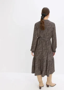 New Midi-Jerseykleid Damen Bekleidung·Pullover & Strickjacken