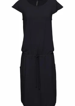 Outlet Midi-Jerseykleid aus nachhaltiger Viskose mit Elasthan Damen Nachhaltigere Materialien