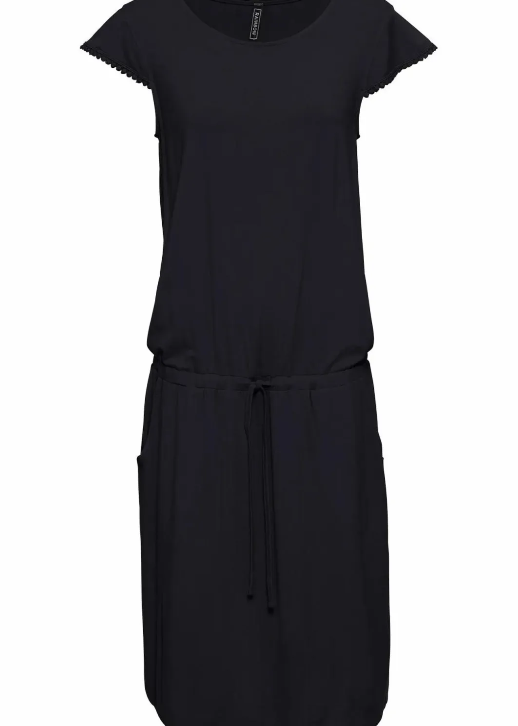 Outlet Midi-Jerseykleid aus nachhaltiger Viskose mit Elasthan Damen Nachhaltigere Materialien