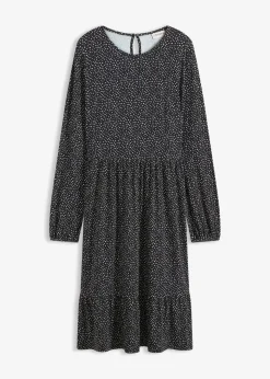Clearance Midi-Jerseykleid aus Viskose-Mix Damen Bekleidung·Pullover & Strickjacken|Nachhaltigere Materialien