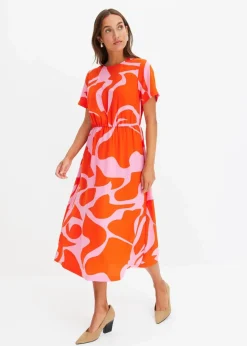 Damen bonprix Nachhaltigere Materialien|Kleider|Midikleid