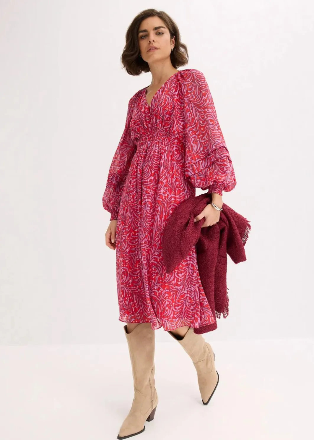 Sale Midikleid Damen Kleider|Bekleidung·Pullover & Strickjacken