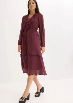 Discount Midikleid Damen Kleider|Bekleidung·Pullover & Strickjacken
