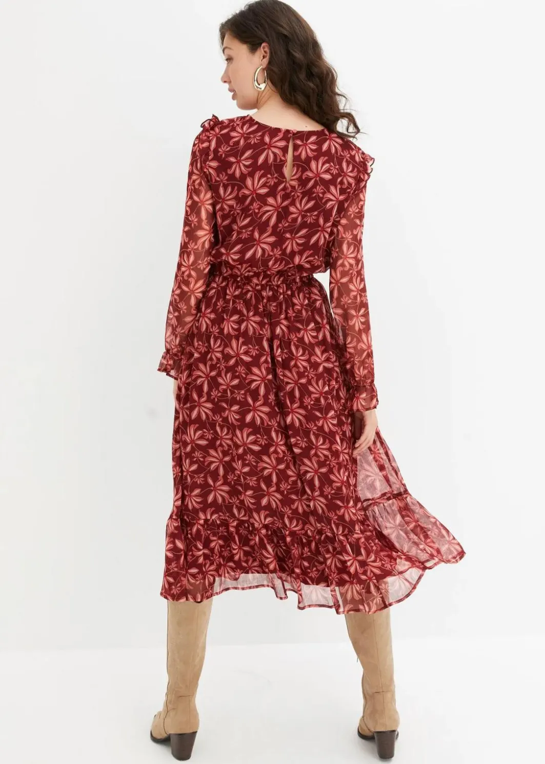 Midikleid Damen Nachhaltigere Materialien|Kleider