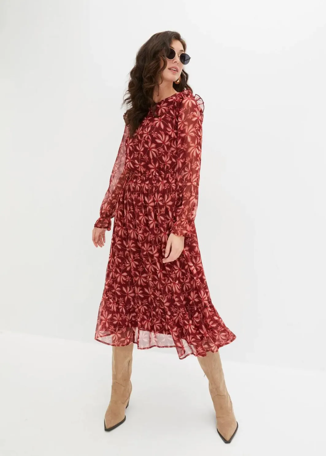Midikleid Damen Nachhaltigere Materialien|Kleider