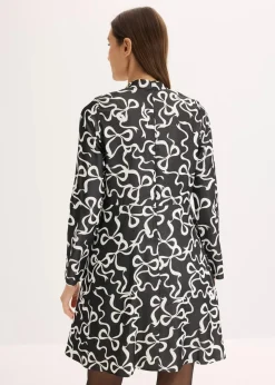 Damen bonprix Bekleidung·Pullover & Strickjacken|Kleider|Midikleid aus fließendem Viskose-Mix