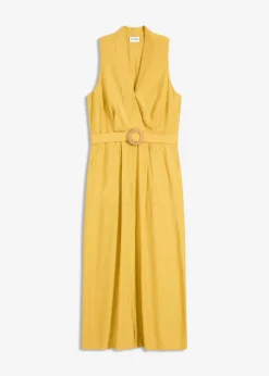 Sale Midikleid aus fließendem Viskose-Mix Damen Bekleidung·Pullover & Strickjacken|Kleider