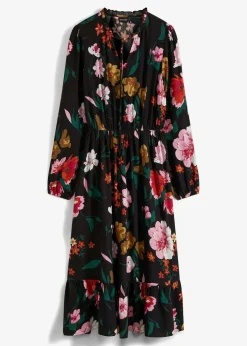 Sale Midikleid aus fließender Viskose Damen Bekleidung·Pullover & Strickjacken|Nachhaltigere Materialien
