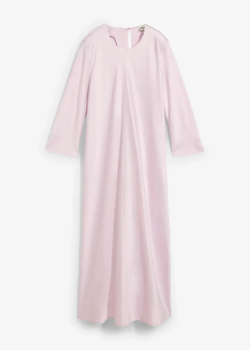 Midikleid aus glänzendem Satin Damen Kleider|Bekleidung·Pullover & Strickjacken