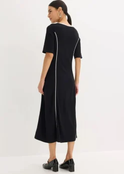 Best Midikleid aus Punto di Roma Damen Bekleidung·Pullover & Strickjacken|Kleider