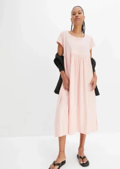 Discount Midikleid aus reiner Bio-Baumwolle Damen Kurzgrößen|Bekleidung·Pullover & Strickjacken