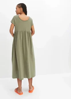 Online Midikleid aus reiner Bio-Baumwolle Damen Nachhaltigere Materialien|Kleider