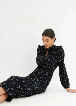 Sale Midikleid aus reiner Viskose Damen Nachhaltigere Materialien|Kleider