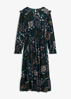 Damen bonprix Nachhaltigere Materialien|Kleider|Midikleid aus reiner Viskose