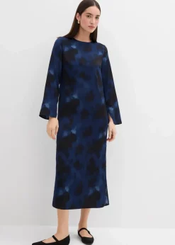 New Midikleid aus Satin Damen Kleider|Bekleidung·Pullover & Strickjacken