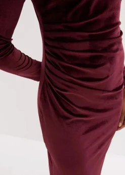 Sale Midikleid aus softem Samt Damen Bekleidung·Pullover & Strickjacken|Kleider