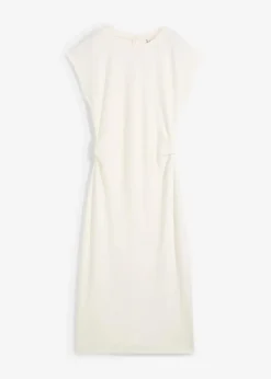 Sale Midikleid aus softem Viskose-Mix Damen Bekleidung·Pullover & Strickjacken|Kleider