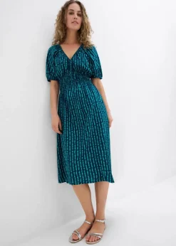 Damen bonprix Bekleidung·Pullover & Strickjacken|Kleider|Midikleid aus softer Viskose