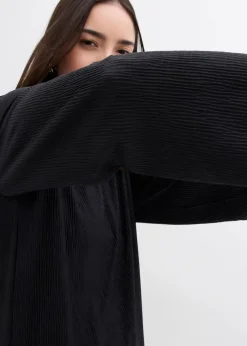 Damen bonprix Bekleidung·Pullover & Strickjacken|Kleider|Midikleid aus strukturiertem Crinkle