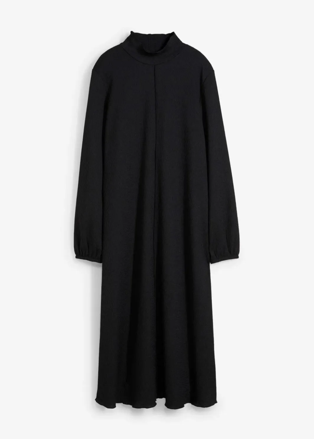 Damen bonprix Bekleidung·Pullover & Strickjacken|Nachhaltigere Materialien|Midikleid aus strukturiertem Crêpe