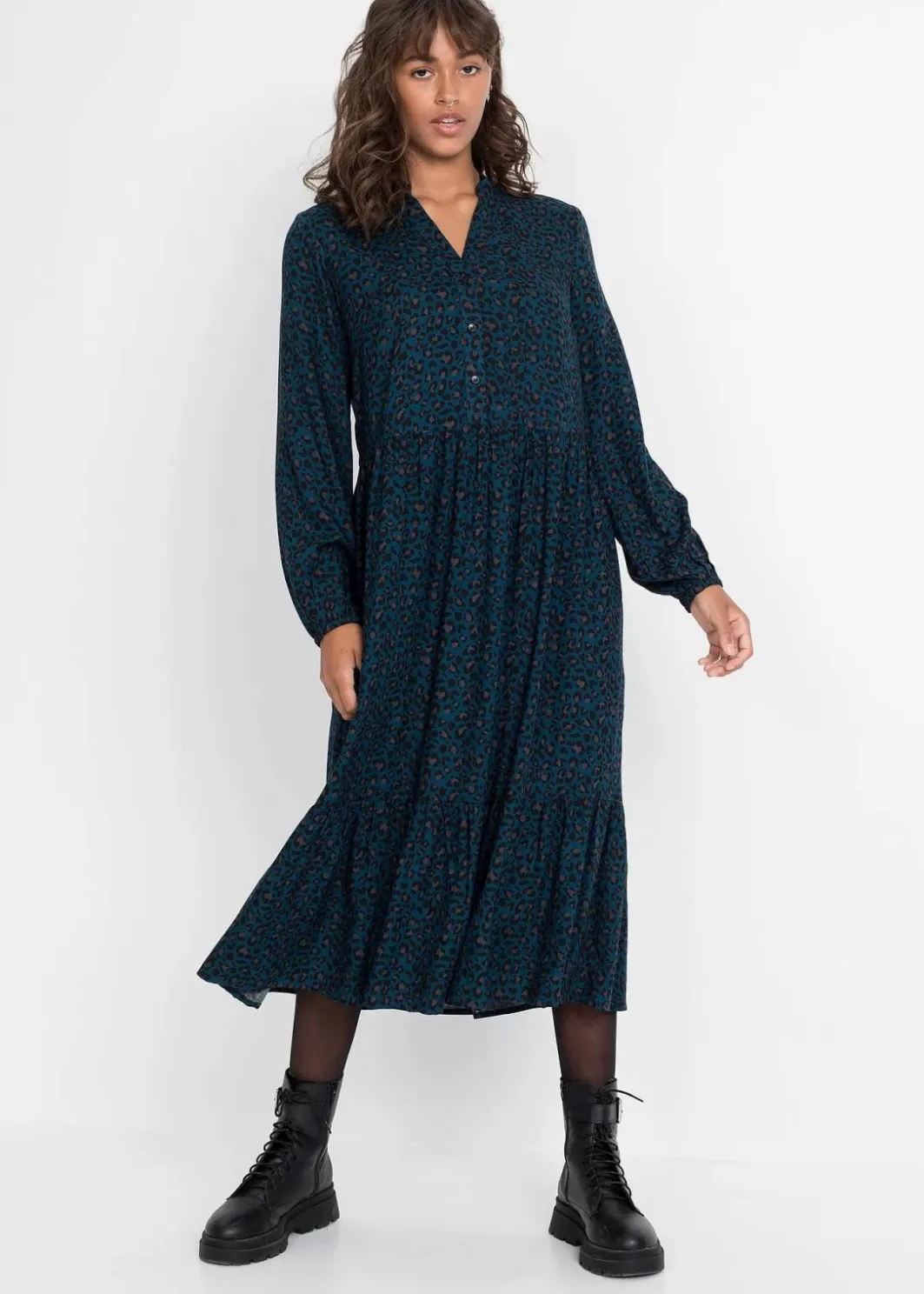 Best Midikleid aus Viskose Damen Kleider|Nachhaltigere Materialien