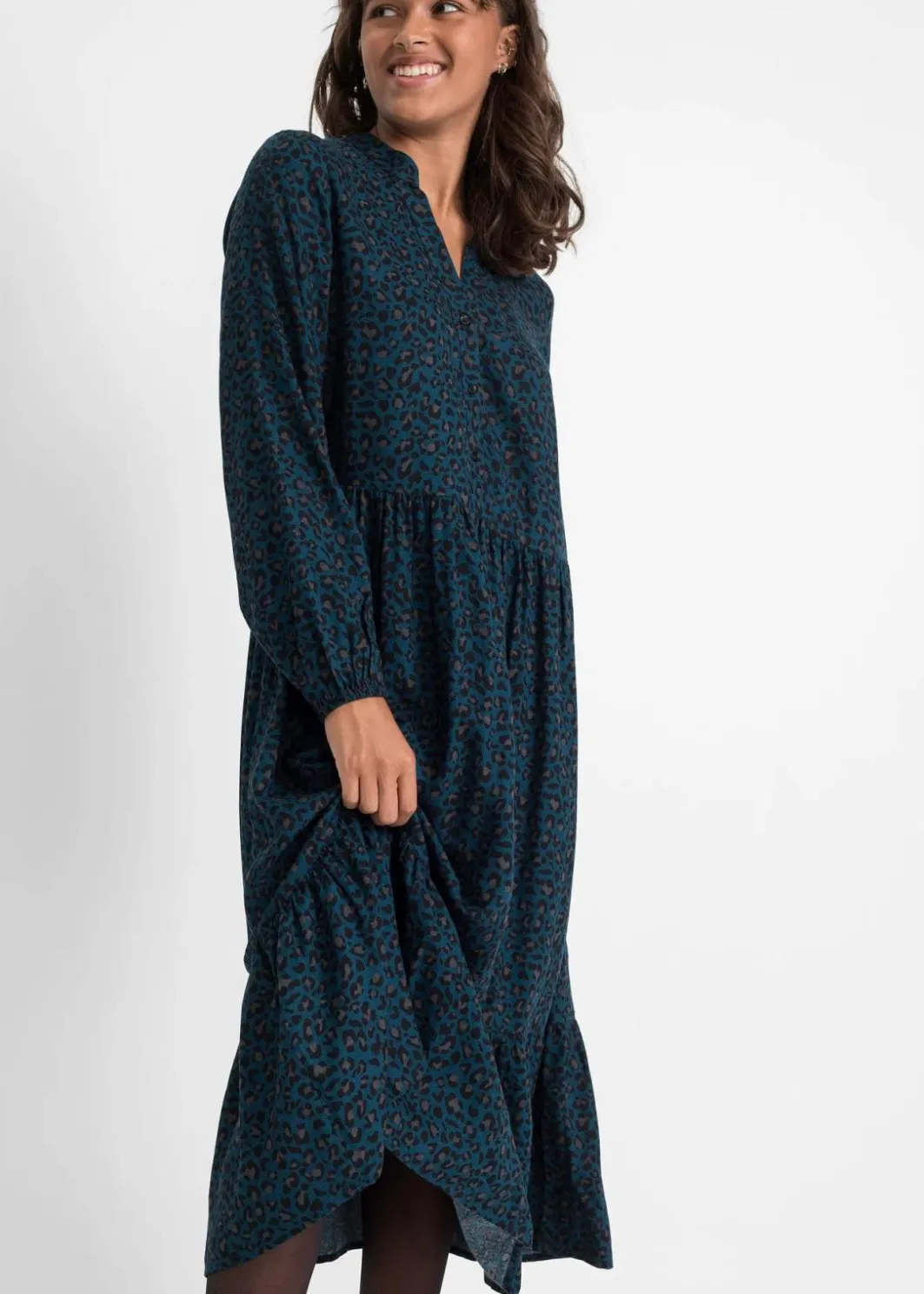 Best Midikleid aus Viskose Damen Kleider|Nachhaltigere Materialien