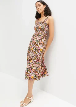 Damen bonprix Nachhaltigere Materialien|Kleider|Midikleid aus Viskose