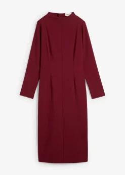Clearance Midikleid aus Viskose-Mix Damen Kleider|Bekleidung·Pullover & Strickjacken
