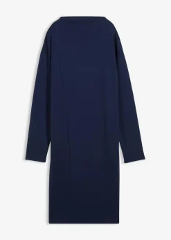 Hot Midikleid aus Viskose-Mix Damen Bekleidung·Pullover & Strickjacken|Kleider