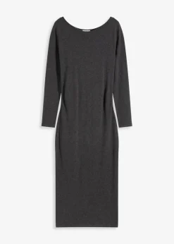 Damen bonprix Kleider|Midikleid aus weichem Kaschmir-Mix