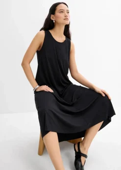 Discount Midikleid in A-Linie Damen Kleider