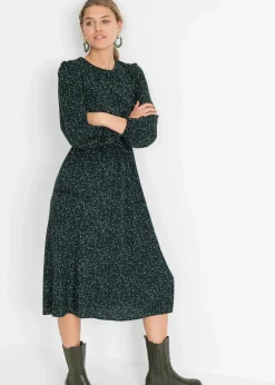 Clearance Midikleid mit Blumenprint Damen Kleider|Nachhaltigere Materialien