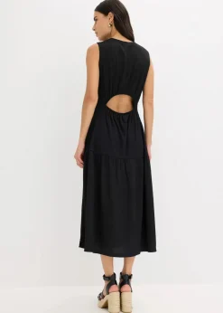 Online Midikleid mit Rückenausschnitt Damen Bekleidung·Pullover & Strickjacken|Kleider