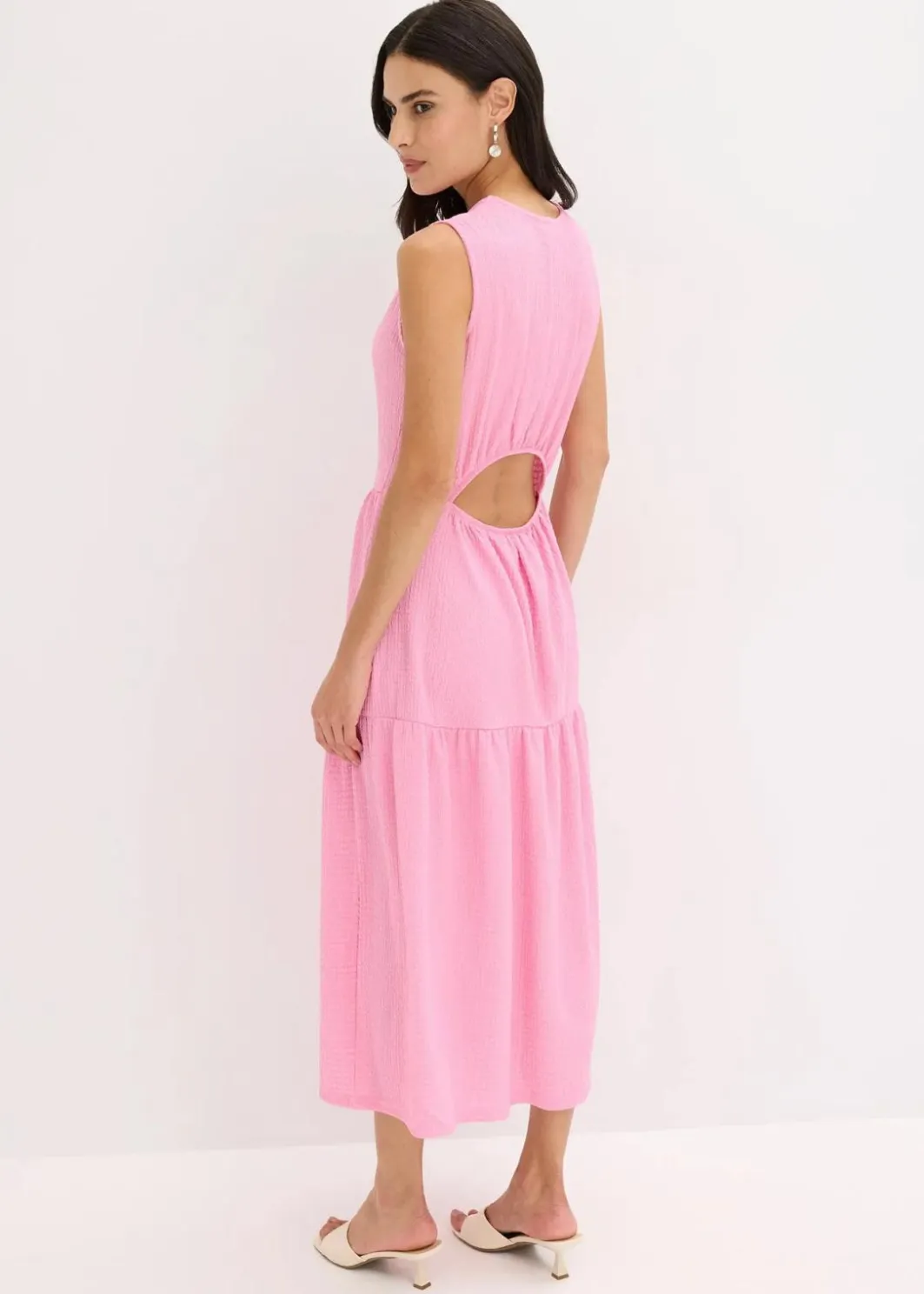 Discount Midikleid mit Rückenausschnitt Damen Kleider|Bekleidung·Pullover & Strickjacken