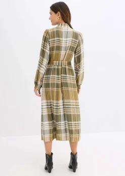 Hot Midikleid mit Schluppe Damen Bekleidung·Pullover & Strickjacken|Kleider