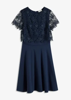 Damen bonprix Festliche Mode|Kleider|Midikleid mit Spitze