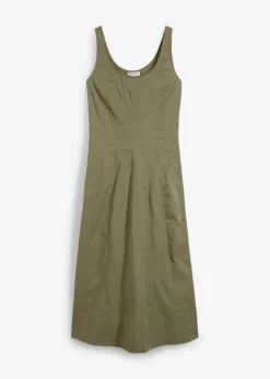 Outlet Midikleid mit vertikalen Nähten Damen Bekleidung·Pullover & Strickjacken|Kleider