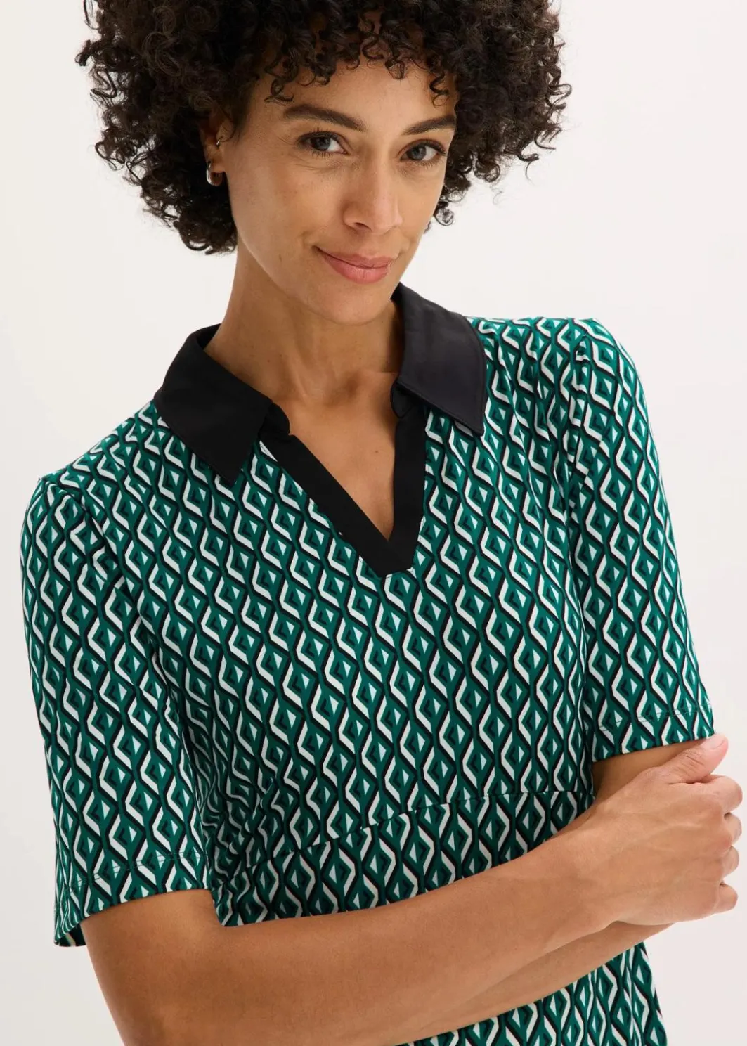 New Midi-Polokleid Damen Kleider|Bekleidung·Pullover & Strickjacken