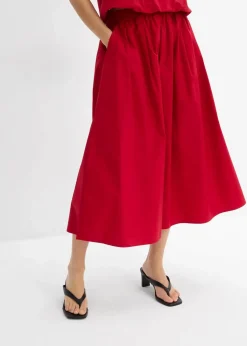Clearance Midirock aus reiner Baumwolle Damen Bekleidung·Sportbekleidung|Zweiteiler & Sets