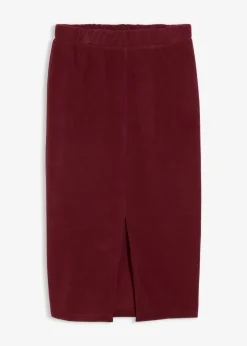 Damen bonprix Röcke|Zweiteiler & Sets|Midirock aus Polarfleece