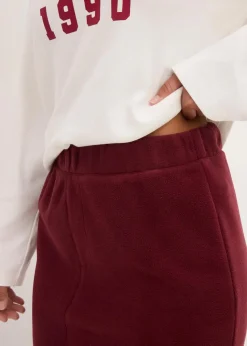 Damen bonprix Röcke|Zweiteiler & Sets|Midirock aus Polarfleece
