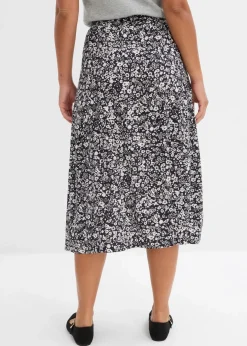 Sale Midirock aus Viskose Damen Röcke|Bekleidung·Sportbekleidung