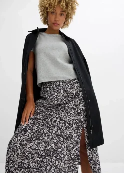 Sale Midirock aus Viskose Damen Röcke|Bekleidung·Sportbekleidung