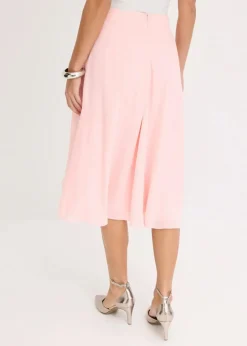 Best Midirock mit Ruffle und Chiffon Damen Röcke