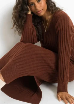 Midi-Strickkleid Damen Bekleidung·Umstandsmode|Bekleidung·Pullover & Strickjacken