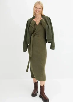 Midi-Strickkleid Damen Bekleidung·Umstandsmode|Bekleidung·Pullover & Strickjacken